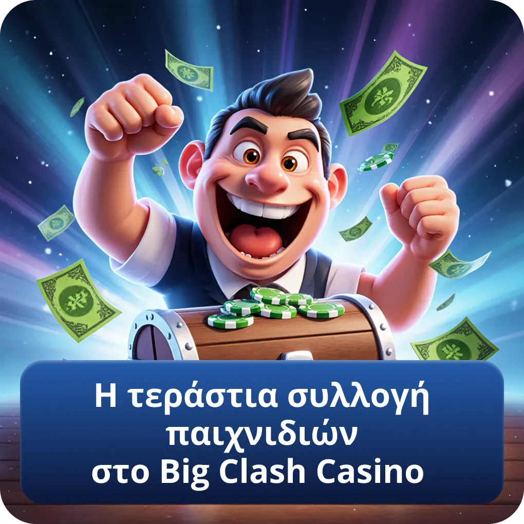 Η τεράστια συλλογή παιχνιδιών στο Big Clash Casino